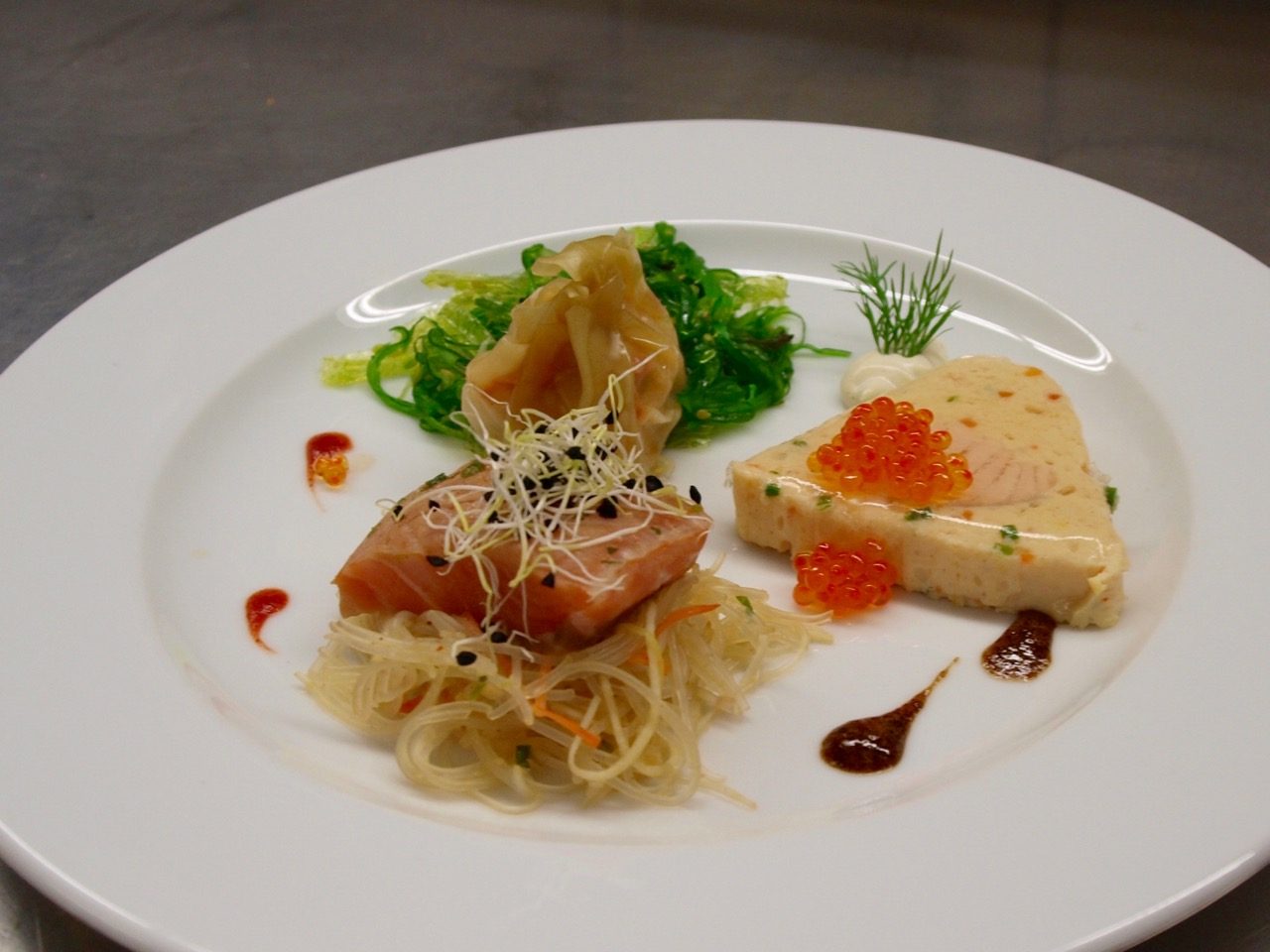 Variation von norwegischen Lachs